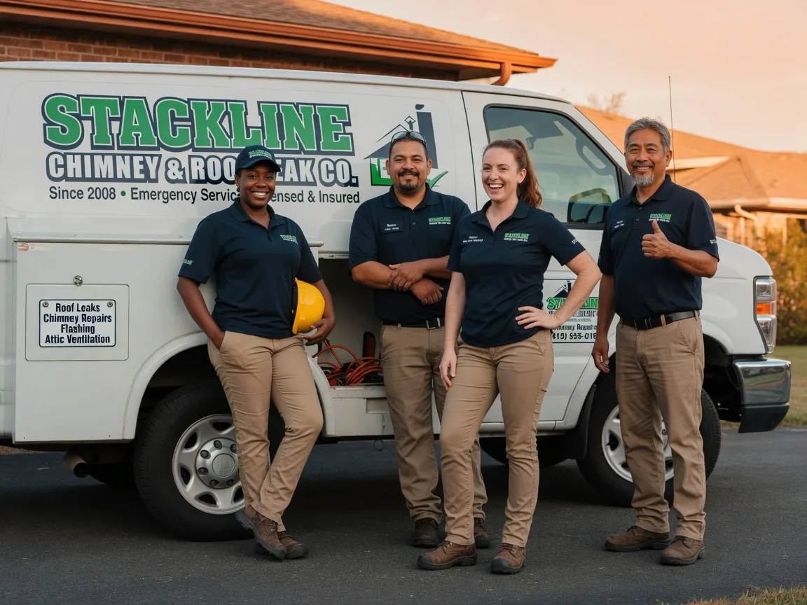 Chimney flashing repair company in Waxhaw, NC